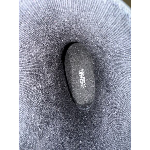 MICHAEL KORS Sutter Black MK Monogram Rain Boots Women’s 8 Waterproof - Picture 9 of 13